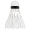 Set 6 mingi badminton rebel active din pene de gâscă, cu cap din plută