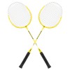 Set badminton rebel active cu 4 rachete, 3 fluturași și plasă fileu