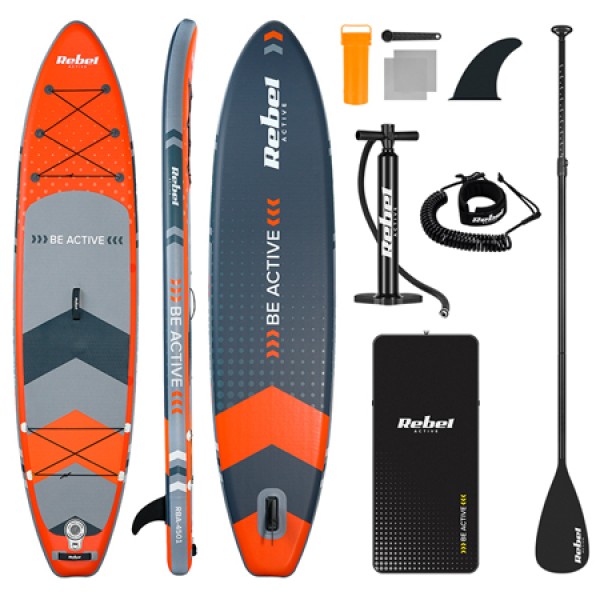 Placă gonflabilă stand up paddle sup rebel active, 350 cm, 135 kg capacitate