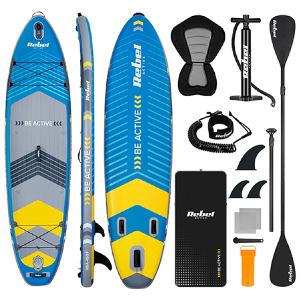 Placă gonflabilă stand up paddle cu scaun rebel active 335x84 cm, 10 kg Placă gonflabilă stand up paddle cu scaun rebel active 335x84 cm, 10 kg