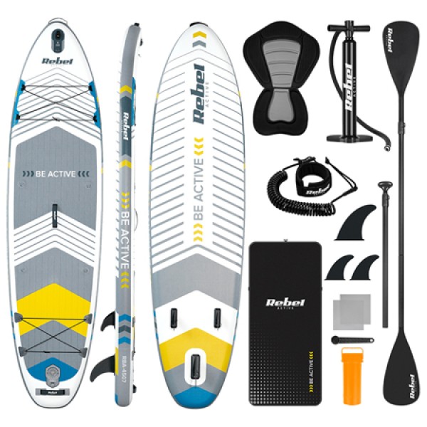Placă gonflabilă stand up paddle sup rebel active 335 cm, capacitate 170 kg