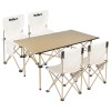 Set camping masă și 4 scaune metalice pliabile rebel active - compacte și ușor de transportat Set camping masă și 4 scaune metalice pliabile rebel active - compacte și ușor de transportat