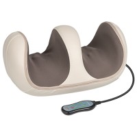 Aparat de Masaj Shiatsu pentru Picioare și Gambe Rebel Active, Încălzire, 4 Modele, 3 Viteze, Bej