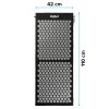 Saltea presopunctură cu pernă rebel active 110x42 cm, spumă pu, 336 țepi
