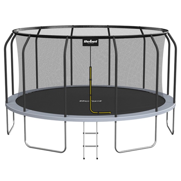 Trambulină 14ft 427cm rebel active cu plasă de siguranță și structură din oțel