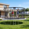 Trambulină 14ft 427cm rebel active cu plasă de siguranță și structură din oțel