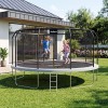 Trambulină 15ft 457cm rebel active - plasă de siguranță, structură din oțel, capacitate 150 kg