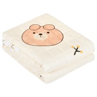 Pătură ponderată senzorailă copii 100x150cm 5kg rebel - confort și siguranță