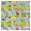 Covoraș educativ puzzle mașini rebel 120x120cm din spumă eva