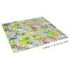 Covoraș educativ puzzle mașini rebel 120x120cm din spumă eva