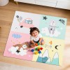 Covoraș educativ puzzle 120x120cm ursuleți rebel, impermeabil, spumă eva