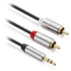CABLU AUDIO 3.5 TATA - 2XRCA TATA 3.0M SENTIVUS