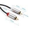 CABLU AUDIO 2XRCA TATA - 2XRCA TATA 5.0M SENTIVUS CABLU AUDIO 2XRCA TATA - 2XRCA TATA 5.0M SENTIVUS