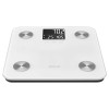 Cântar corporal electronic inteligent Sencor, Max 180 kg, Analiză corporală, Memorie 12 utilizatori, Alb