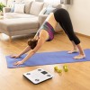 Cântar corporal electronic inteligent Sencor, Max 180 kg, Analiză corporală, Memorie 12 utilizatori, Alb