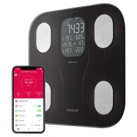 Cântar de Baie Smart Sencor, Conectare Aplicație, Monitorizare BMI și Grăsime