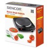 Plita electrica cu 1 arzator Sencor, Putere 1500 W, Plita fonta 180 mm, Indicator luminos, Negru Plita electrica cu 1 arzator Sencor, Putere 1500 W, Plita fonta 180 mm, Indicator luminos, Negru