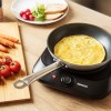 Plita electrica vitroceramica cu infraroșu Sencor, Portabila, 1200 W, Diametru 19 cm, Termostat reglabil, Negru Plita electrica vitroceramica cu infraroșu Sencor, Portabila, 1200 W, Diametru 19 cm, Termostat reglabil, Negru