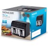 FRITEUZA DUBLA AIRFRYER 2X4 L 1700W VITAFRYER SENCOR