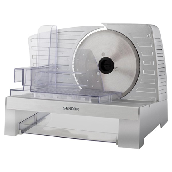 Feliator alimente sencor 100w cu disc din oțel inoxidabil și lățime de tăiere 0-23 mm
