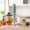 Mixer vertical 4 in 1 Sencor, 1200W, chopper 1250 ml, cana blender 800 ml, tel, lame cu invelis din titan, Verde