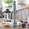 Mixer vertical 4 in 1 Sencor, 1200W, chopper 1250 ml, cana blender 800 ml, tel, lame cu invelis din titan, Verde