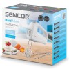 Mixer de mana Sencor, mixer manual, 200 W, 5 trepte de viteza cu Turbo, set 2 teluri si 2 carlige pentru aluat, Alb Mixer de mana Sencor, mixer manual, 200 W, 5 trepte de viteza cu Turbo, set 2 teluri si 2 carlige pentru aluat, Alb