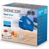 Mixer de mana Sencor, 200 W, 5 viteze + Turbo, accesorii teluri si carlige, Albastru Mixer de mana Sencor, 200 W, 5 viteze + Turbo, accesorii teluri si carlige, Albastru