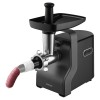 Masina de tocat carne electrica Sencor, 2100W, 1.7 kg/min, Accesorii feliere si razuire, Accesoriu carnati si kubbe, 3 Site, Negru