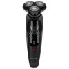 Aparat de ras rotativ negru sencor - 1 oră autonomie, lame inox