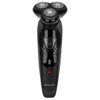Aparat de ras rotativ negru sencor - 1 oră autonomie, lame inox