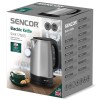 Fierbător electric sencor 1,7 l 2200w din oțel inoxidabil cu filtru detașabil