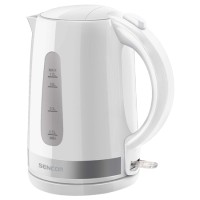 Fierbător electric 1.7l sencor cu 2200w, filtru detașabil, alb