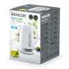 Fierbător electric 1.7l sencor cu 2200w, filtru detașabil, alb