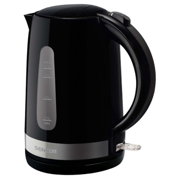 Fierbător electric sencor 1.7l 2200w, filtrul detașabil, siguranță tripla