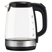 Fierbător electric 2l sencor cu iluminare led și bază din oțel inoxidabil