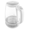 Fierbător electric 2l 2200w sencor din sticlă cu control al temperaturii