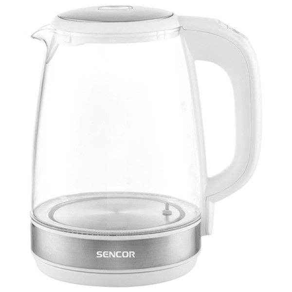 Fierbător electric 2l 2200w sencor din sticlă cu control al temperaturii