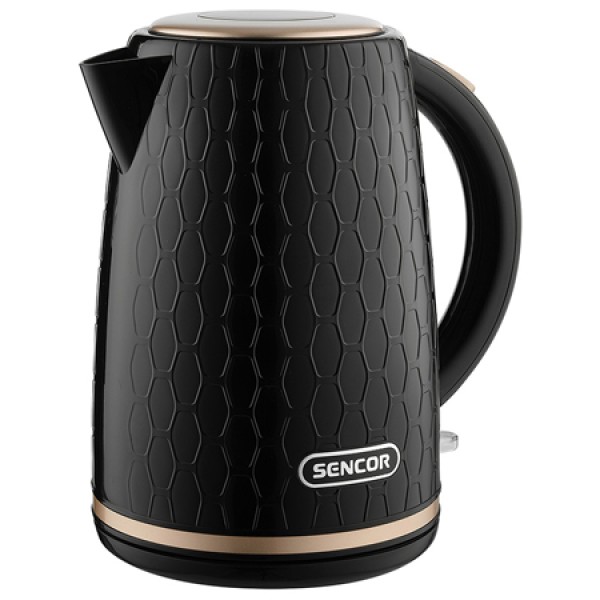 Fierbător electric sencor 1.7l 2200w - design modern, siguranță sporită