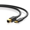 CABLU USB 2.0 TATA B - TATA C 1.5M SENTIVUS
