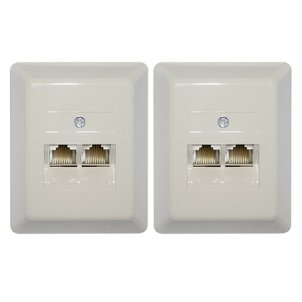 SET 2 BUCATI PRIZA DUBLA UTP RJ45