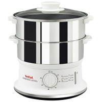 Aparat de gatit cu aburi 900w 6l tefal - oțel inoxidabil