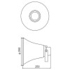 GOARNA EXTERIOR 10 INCH 25W 8 OHM