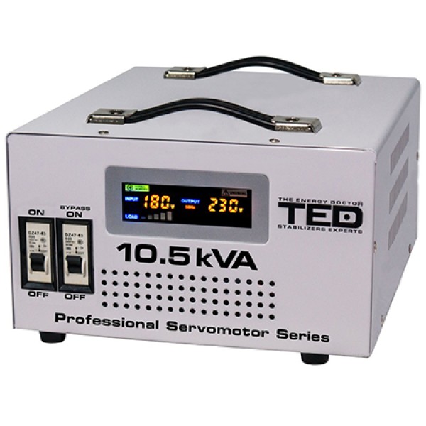 STABILIZATOR TENSIUNE SERVOMOTOR 10.5KVA TED