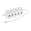 Adaptor telefonic 6p4c - 5x 6p4c pe fir | conectica de calitate Adaptor telefonic 6p4c - 5x 6p4c pe fir | conectica de calitate