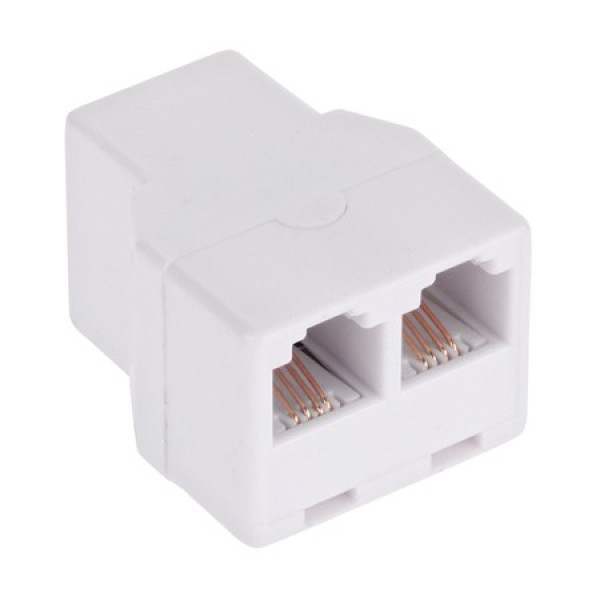 Adaptor telefonic 6p4c mama - 2x 6p4c mama Adaptor telefonic 6p4c mama - 2x 6p4c mama