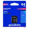 MICROSD CARD 64GB GOODRAM CLASA 10 UHS-I CU ADAPTOR