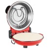Piatra de copt pizza Teesa, din ceramica termorezistenta, diametru 31 cm, piesa de schimb cuptor pizza Teesa Supreme+