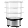 Aparat de gatit cu aburi 750w teesa - 9.6l capacitate Aparat de gatit cu aburi 750w teesa - 9.6l capacitate