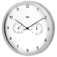 CEAS PERETE 30CM TERMOMETRU HIGROMETRU TEESA